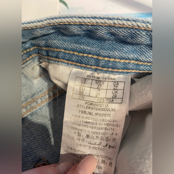 Vintage Guess Boy Fit Distressed Cropped Jeans - Picture 4 of 4